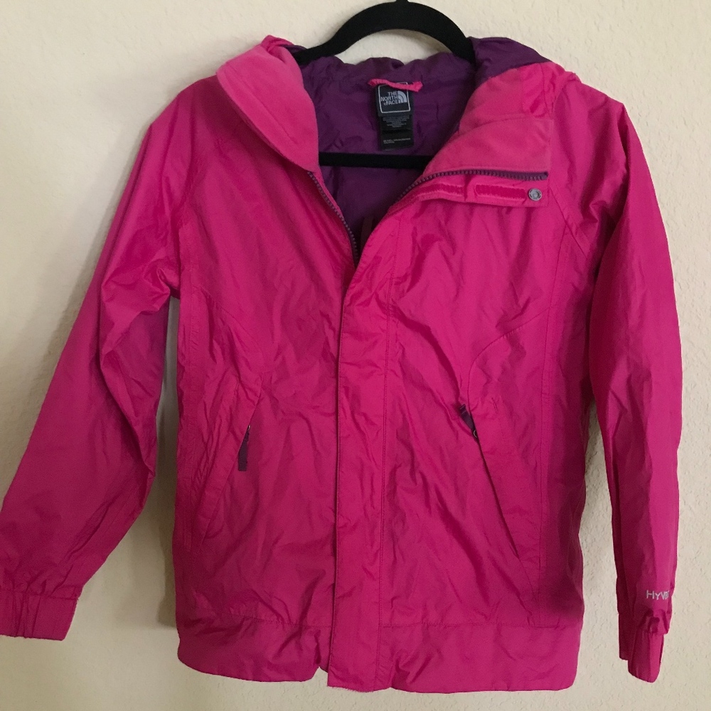 Pink North Face Wind Breaker